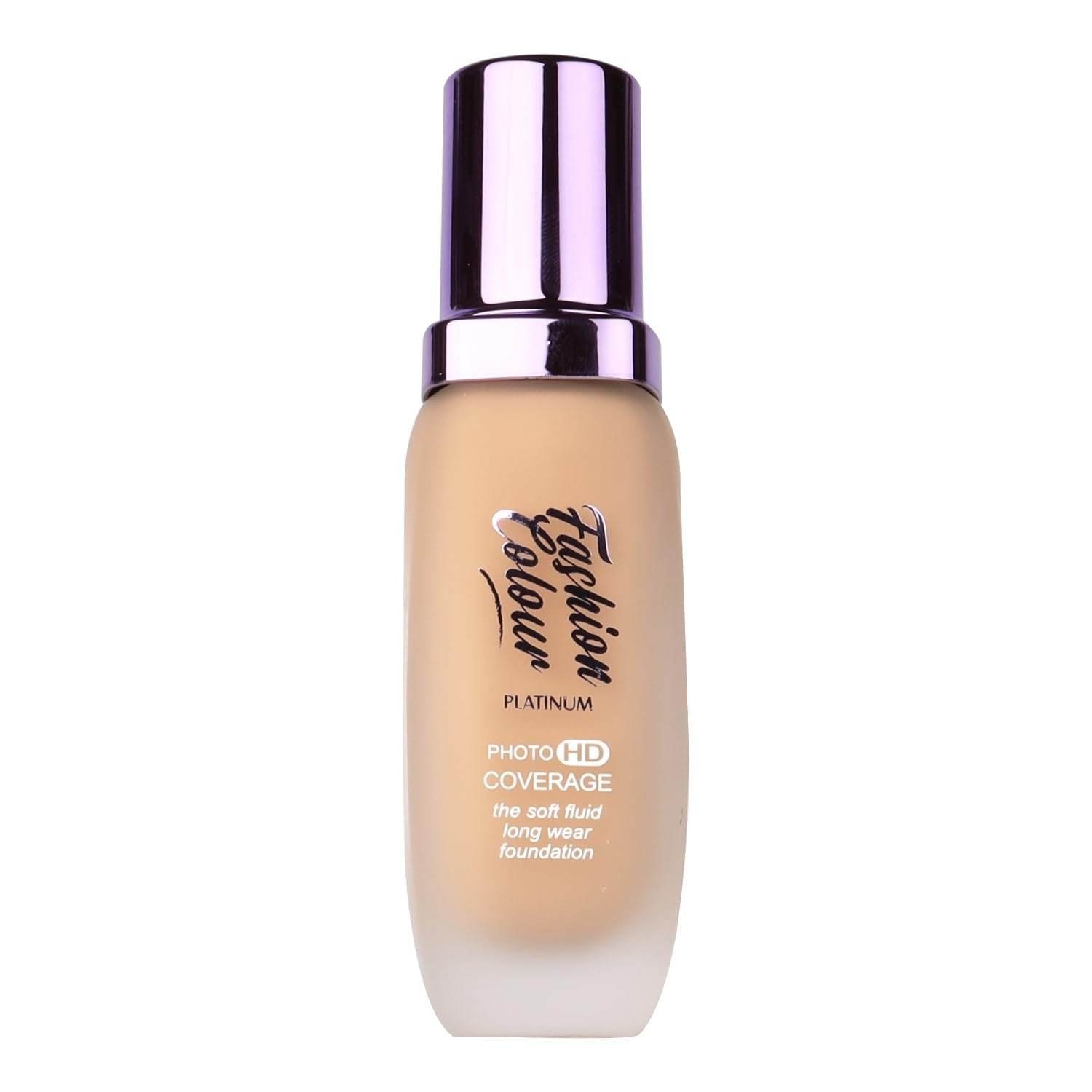 uk51QbdfFCAuL-1-1.jpg Fashion Colour Platinum Photo HD Coverage | Soft Fluid Long Wear Foundation | Matte Liquid Foundation | Lightweight | Easy to Blend | (Ivory Buff, 45ML) - Fast UK Delivery - Image 1
