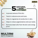 INDUS VALLEY Bio Organic Multani Mitti Powder for Face and Hair - (Jumbo Pack 1Kg) - Fast UK Delivery - Image 4