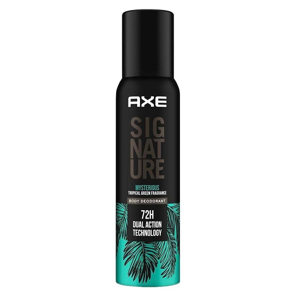 uk51Qj5zRMuDL-1-1.jpg AXE Signature Mysterious No Gas Deodorant Bodyspray For Men 154 Ml, Tropical Green - Fast UK Delivery - Image 1