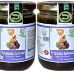 Yugmantra Organic Foods -100% Pure Raw Natural Unprocessed Triphala Infused Forest Flower Honey (650 pack of 2) !! Immunity Booster Honey (TRIPHALA) - Fast UK Delivery