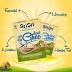 Sri Sri TATTVA shuddhta ka naam Desi Ghee - 500ml Shuddh Aur Danedar for Better Digestion and Immunity (500 ml) - Fast UK Delivery - Image 4