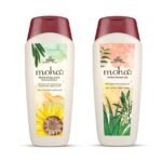 Moha: Herbal Shower Gel & Moisturizing Lotion Combo For Face & Body Soft, Supple & Healthy Moisturized Skin | Unisex - 200 ml Each - Fast UK Delivery