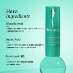 Foxtale Overnight Glow Mask | 4% Glycolic Acid | 3% Lactic Acid |Reduces Blackheads, Whiteheads | 30 Second Salon like Brightening Facial for Glowing Skin | Men & Women - 30ml - Fast UK Delivery - Image 4