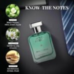 Just Herbs Relaxing Moss & Musk EDP Perfume for Men 50ml, Long Lasting Up to 8 Hours Pure Fragrance Eau Da Parfum Mens Body Spray - Fast UK Delivery - Image 4