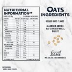 Quaker Oats 1kg, Rolled Oats Natural Wholegrain, Nutritious Breakfast Cereals, Dalia Porridge, Easy to Cook - Fast UK Delivery - Image 7