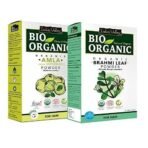 INDUS VALLEY Brahmi Powder | Bacopa monnieri, Amla Powder | Indian Gooseberry For Hair and Skin Care (100g*2=200g) - Fast UK Delivery - Image 2