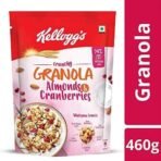 Kellogg's Combo, Kellogg's Corn Flakes Original, Breakfast Cereal, 875gms Pack and Kellogg's Crunchy Granola Almonds and Cranberries 460g - Fast UK Delivery - Image 7