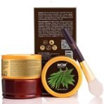 WOW Skin Science Anti-Acne Neem & Tea Tree Clay Face Mask for Refreshing & Refining Acne Prone Skin - For All Skin Types - No Parabens, Sulphate & Mineral Oil, 200 ml - Fast UK Delivery - Image 4