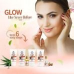 Ayouthveda Papaya & Aloe Vera Six Steps Facial Kit for Instant Glow | Keeps Skin Wrinkle & Blemish Free With the Goodness Of Almond & Sandalwood Oil (Pack of 230 Gram) - Fast UK Delivery - Image 5