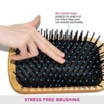 Vega Wooden Paddle Hair Brush (India's No.1* Hair Brush Brand) For Men and Women (E1-PB) - Fast UK Delivery - Image 7