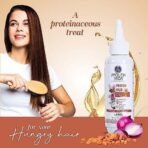 Ayouthveda Protein Hair Oil For Healthy Hair | Blend of Essential Oil & 12 Herbal Extracts | Strengthen The Roots & Makes Hair Shiny | A Non Sticky Formula For Dandruff Control (Pack of 3-100ml each) - Fast UK Delivery - Image 4