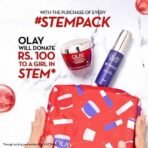 Olay STEMPack with Regenerist Micro Sculpting Cream and Retinol Night Serum | Round The Clock Skincare | Plump, Hydrated Skin | Normal, Oily, Dry, Combination Skin | Pack of 2 | Free Pouch - Fast UK Delivery - Image 3