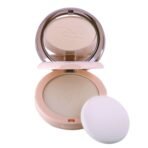 FASHION COLOUR Oil Control Nude Makeover 2 in 1 Powder | With Mirror and Powder Puff | Oil and Sweat Control | Long Lasting Compact Powder | Comes In 6 Variants | Shade 01 - Fast UK Delivery