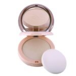 FASHION COLOUR Oil Control Nude Makeover 2 in 1 Powder | With Mirror and Powder Puff | Oil and Sweat Control | Long Lasting Compact Powder | Comes In 6 Variants | Shade 01 - Fast UK Delivery