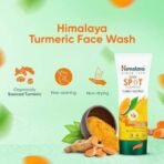 Himalaya Dark Spot Clearing Turmeric Face Wash | Reduce dark spots in 7 days | Organically sourced & Cold-pressed turmeric | 100ml (Pack of 2) - Fast UK Delivery - Image 4