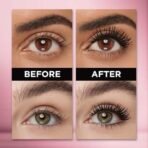 L'Oreal Paris Volumising Mascara, Waterproof, Enriched Caring Formula, Smudge-Proof Wear, Lash Paradise, Colour: Black, 7.6 ml - Fast UK Delivery - Image 4
