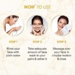 WOW Skin Science Brightening Vitamin C Face Wash | Paper Tube | All Skin Types | Glowing, Bright Skin | 100% Eco Friendly | Paraben & Sulphates Free | Face Wash for Women & Men | 100 ml - Fast UK Delivery - Image 7