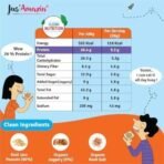 Jus' Amazin Lil Stars Peanut Butter with Jaggery (325g) | Yummy, Clean & Nutritious Peanut Butter for Kids | 90% Peanuts, mildly sweetened with Jaggery | No Hydrogenated Fats, No Refined Sugar, No Chemicals | Clean Nutrition | Dairy-Free - Fast UK Delivery - Image 4
