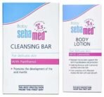 Sebamed Baby Cleansing Bar (150g) & Baby Lotion, 100ml Combo - Fast UK Delivery - Image 2