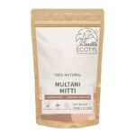 Ecotyl Pure Multani Mitti | Helps in Exfoliation & Clear Skin | Natural Cleanser Face Pack | Bentonite Clay - 350g - Fast UK Delivery