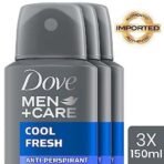 Dove Men+Care Cool Fresh Dry Spray Antiperspirant Deodorant, Up To 48 hrs Protection From Sweat & Odour, Instantly Dry for Cleaner Feel, Dermatologically Proven Formula, Soothes & Moisturises Skin, Clean, Refreshing Scent, 150ml (Pack of 3) - Fast UK Delivery - Image 3