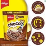 Kellogg's Chocos, High in Protein, B Vitamins, Calcium And Iron, 1.2kg Pack + Kellogg's Muesli with 20% Nuts Delight Pouch, 500 g - Fast UK Delivery - Image 5