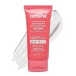 mCaffeine CLEAR GLOW 1% Kojic Acid & Alpha Arbutin Brightening Sunscreen SPF 50 PA++++ |Niacinamide-Dark Spots & Pigmentation| UVA-B Sun Protection|For Men & Women - 50ml For All Skin Type - Fast UK Delivery