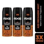 Axe Recharge Long Lasting Deodorant Bodyspray For Men 150 ml, Pack of 3 - Fast UK Delivery - Image 3