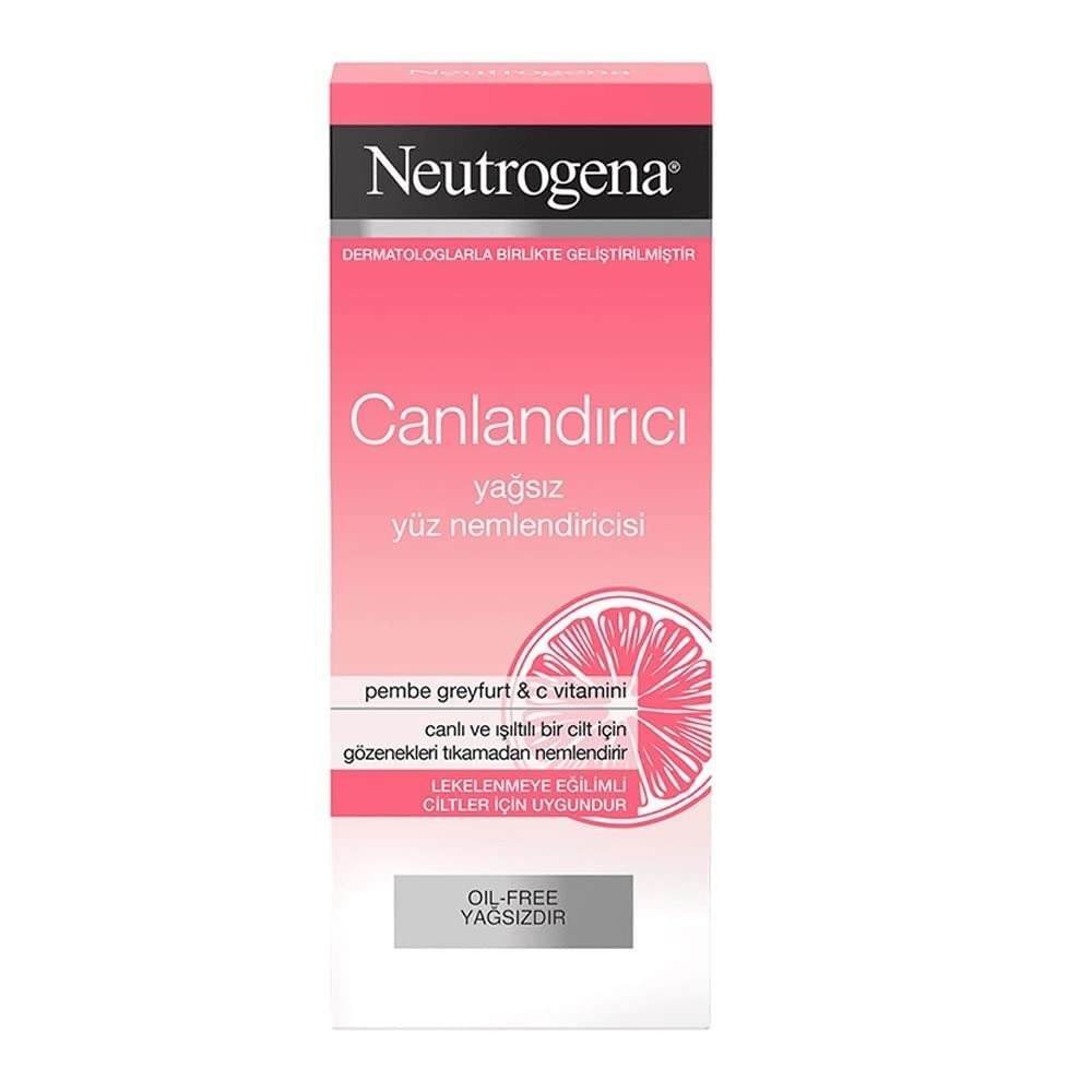 uk51SbEvYM1ML-1-1.jpg Neutrogena Pink Grapefruit Oil-Free Moisturiser (50ml) - Fast UK Delivery - Image 1