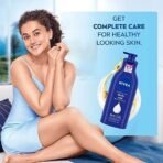 NIVEA Nourishing Body Milk 600ml Body Lotion | 48 H Moisturization | With 2X Almond Oil | Smooth and Healthy Looking Skin |For Very Dry Skin - Fast UK Delivery - Image 3