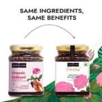 Kapiva Organic Gulkand 300gms (Rose Petal Jam) | 100% Natural | Sun-Cooked Damask Roses - Super Saver Pack of 2 - Fast UK Delivery - Image 3