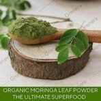 Grenera Moringa (Drumstick) Leaf Powder 240 gram, Vegan, Perfect For Smoothies, Salads, Herbal Teas - Fast UK Delivery - Image 4