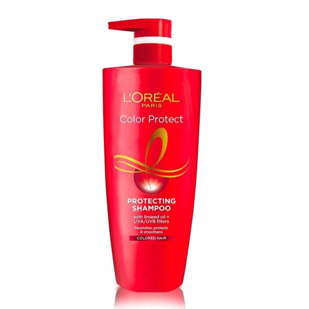 uk51StzfINh3L-1-1.jpg L'Oreal Paris Shampoo, Vibrant & Revived Colour, For Colour-treated Hair, Protects from UVA & UVB, Colour Protect, 650ml - Fast UK Delivery - Image 1