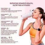 Wellbeing Nutrition Organic Vegan Plant Protein Powder for Women | 4g BCAA & 18g Pea Protein & Brown Rice Protein Isolate for Energy, Growth & Hormonal Balance | Chocolate Peanut Butter - 500gms - Image 4