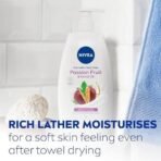 NIVEA Passionfruit & Monoi Oil Body Wash (1L), Rich Lather Shower Gel for Healthy Moisturised Skin, Shower Cream with Fresh Mild Scent for Effective Body Cleansing, detox cleanse, best body wash, soap - Fast UK Delivery - Image 4
