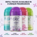 Godrej aer Matic Refill - Automatic Room Fresheners | Violet Valley Bloom | 2200 Sprays Guaranteed | Lasts up to 60 days (225ml) - Fast UK Delivery - Image 7