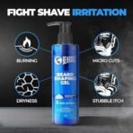 Beardo Beard Shaving Gel, 110ml | 3riple Action Transparent Shaving Gel for Men | Shaving gel with Anti-Redness, Calming, Intense Cooling | Suitable for Sensitive Skin - Fast UK Delivery - Image 6