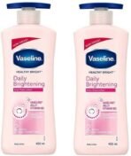 Vaseline DAILY BRIGHTENING EVEN TONE LOTION COMBO 2 [PACK OF ] 400ML*2=800ML (800 ml) - Fast UK Delivery