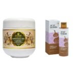 Just Herbs Herbal Henna Plus & Just Herbs Castor and Black Onion Seed Sulfate Free Shampoo Reduce Hairfall Combo - Fast UK Delivery