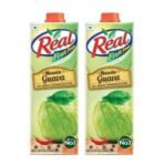 DABUR Real Masala Guava Fruit Juice-1L (Pack Of 2)|No Added Preservatives,No Artificial Colours & Artificial Flavours|Goodness Of Best Guavas With Chatpata Masala|Daily Dose Of Fruit Nutrition - Fast UK Delivery - Image 2