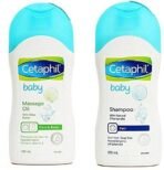 Cetaphil Baby Massage Oil & Baby Shampoo-200 Ml - Fast UK Delivery