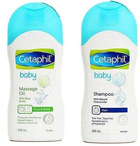 uk51TFDGMFBUL-1-1.jpg Cetaphil Baby Massage Oil & Baby Shampoo-200 Ml - Fast UK Delivery - Image 1