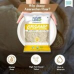Natureland Organics Amaranthus Flour (Rajgira Flour) 500 Gm (Pack of 2) - Gluten Free Amaranth Flour - Fast UK Delivery - Image 2
