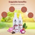 Ayouthveda Anti-hairfall Shampoo 200ml & Protein Hair Oil 100ml Combo Pack for Healthy Hair Growth & Deep Nourishment | Fights Dandruff Control Hair Breakage & Hair Fall | Blend of Essential Oil & Herbal Extracts - Fast UK Delivery - Image 7