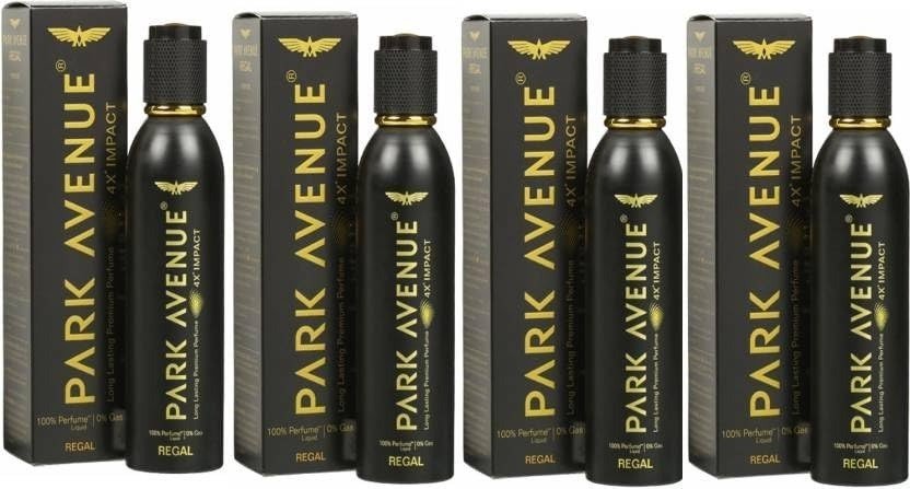 uk51TYGmKAIRL-1-1.jpg PARK AVENUE 4 X Regal deo Deodorant Spray - For Men (120 ml, Pack of 4) - Fast UK Delivery - Image 1