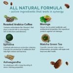 Wellbeing Nutrition Melts Superfood Latte | Arabica Coffee, Spirulina, Ashwagandha & Moringa for Holistic Health, Immune Support & Stress Relief | Caramel Flavor (30 Oral Strips) - Image 4