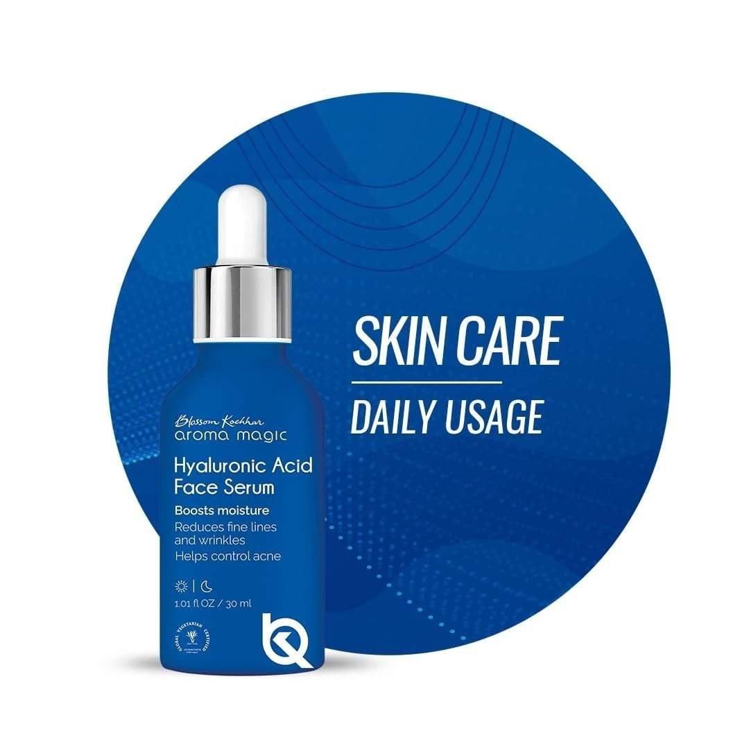 uk51TkFlEw5L-1.jpg Aroma magic 2% Hyaluronic Acid Serum for Intense Hydration, Anti-acne, Glowing Skin |Reduce Fine Lines | Daily Hydrating Face Serum for Women & Men | 30 ml (Pack of 1) - Fast UK Delivery - Image 1