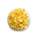 Organic Bites Fiki (Plain) Papadi Surat (Crispy Pure Besan Namkeen Snacks) -400 gm - Fast UK Delivery