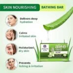 Ayouthveda Aloe Vera Bathing Soap | Enriched with Aloe Vera Extract For Glowing skin | Smoothing, Healing & Hydrating Bar | Handmade Soap Without Harsh Chemicals 100g (Pack-2) - Fast UK Delivery - Image 5