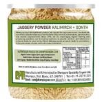 Dhampure Speciality Spiced Jaggery With Black Pepper & Ginger (Kali Mirch Sonth Ka Masala Gur) | Quick Dissolving | Chemical Free | Pesticides Free | Organic Sugarcane, 300G - Fast UK Delivery - Image 4